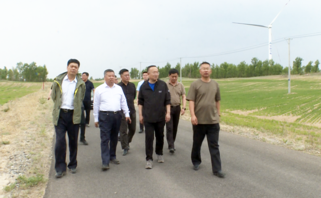 5月19日,市人大常委会副主任,县委书记刘江义到大冷镇,章古台镇就我县